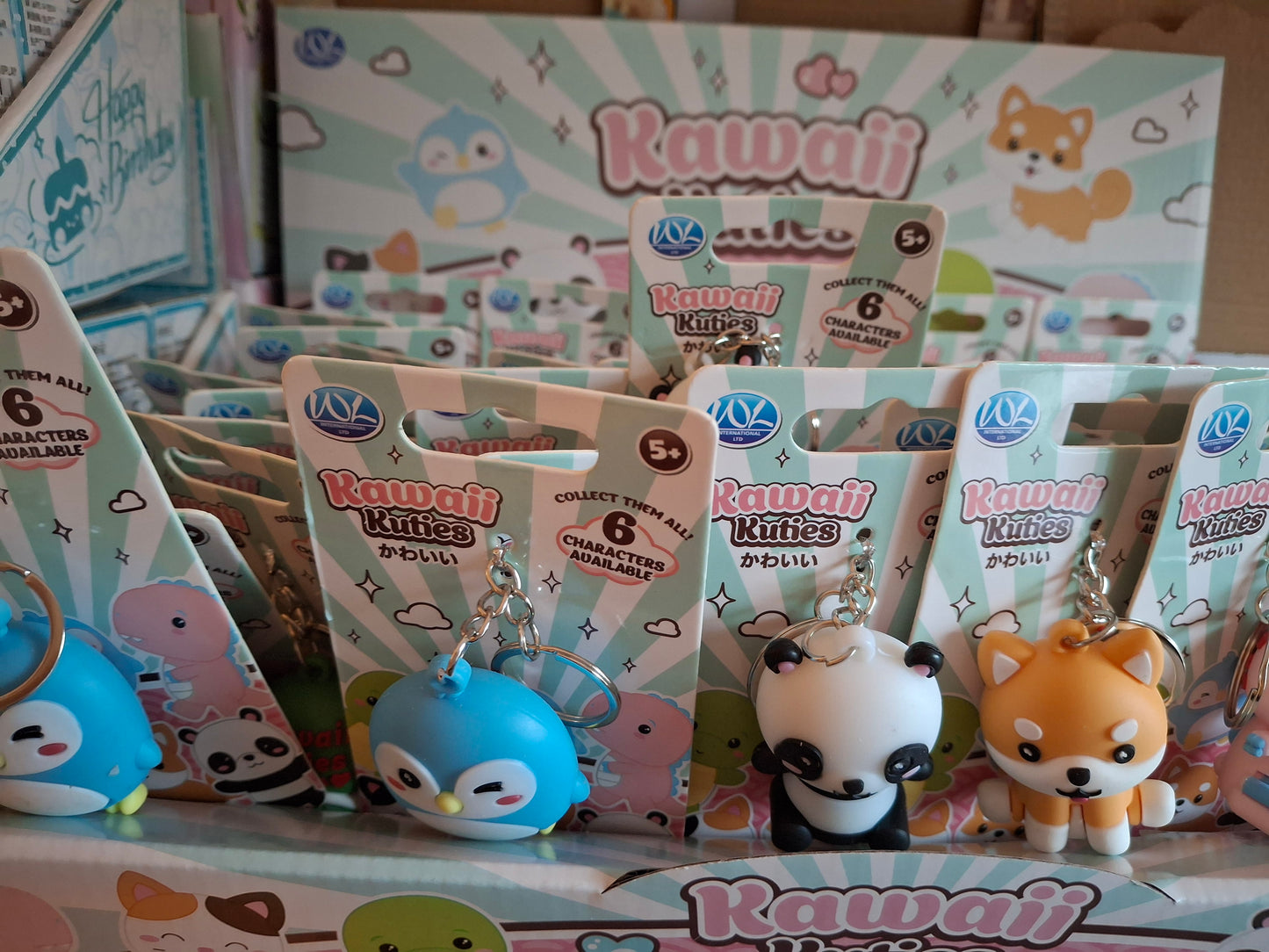 3 kawaii kuties sleutelhanger