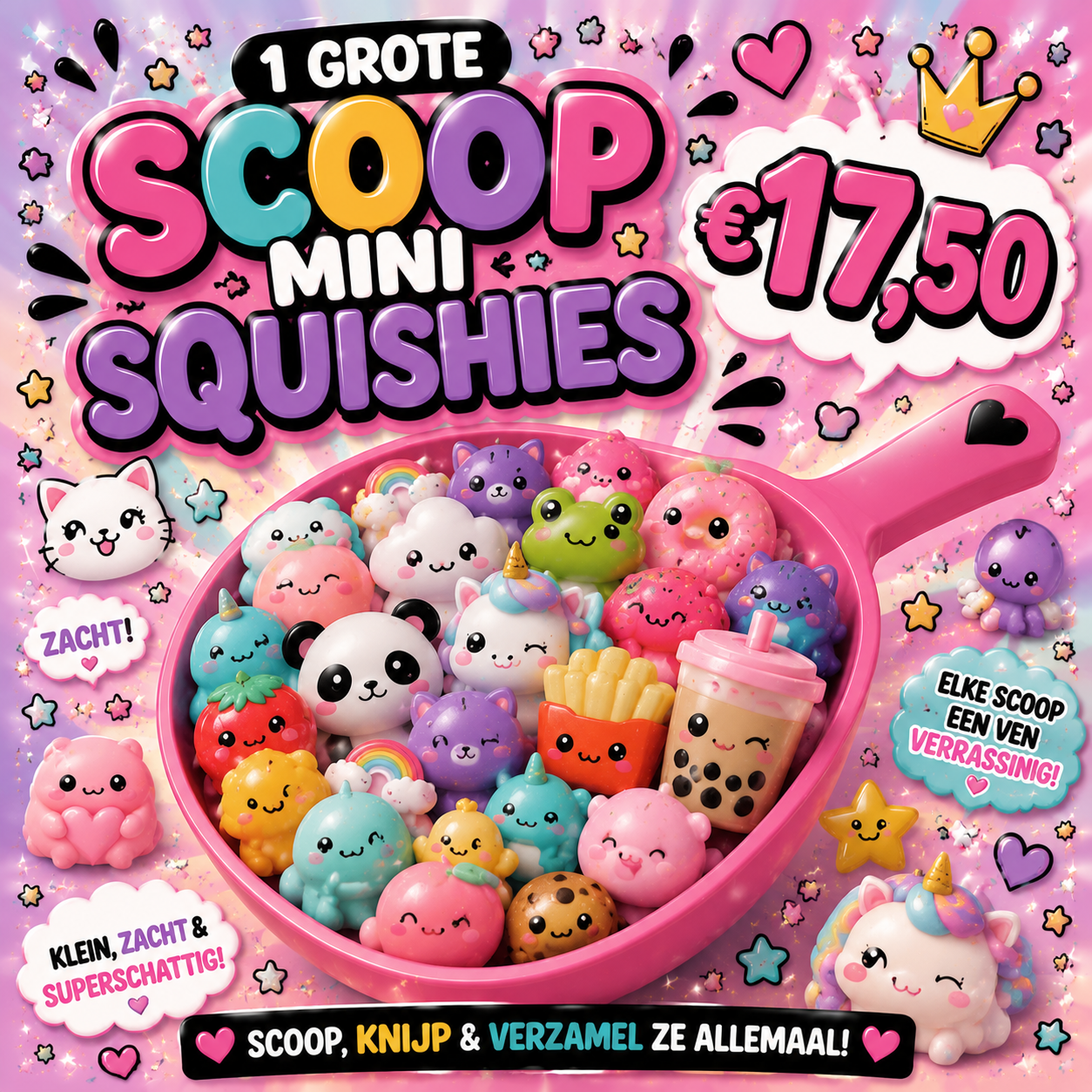 Scoop mini squishies