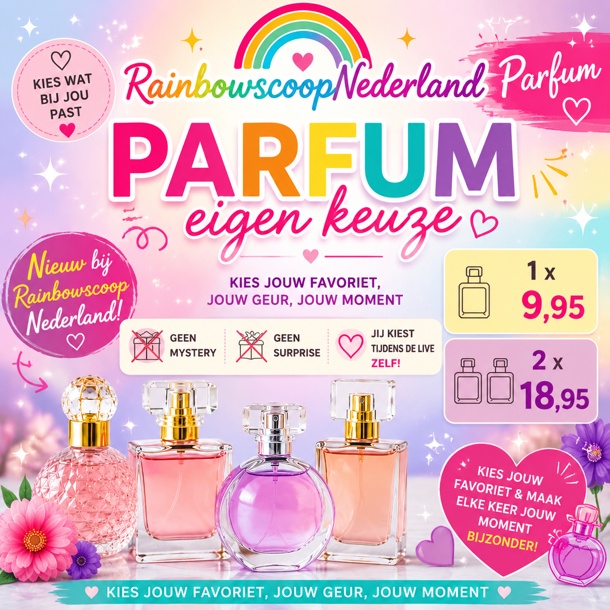 1 parfum eigen keuze