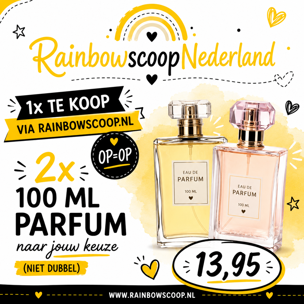 2x 100 ml parfum