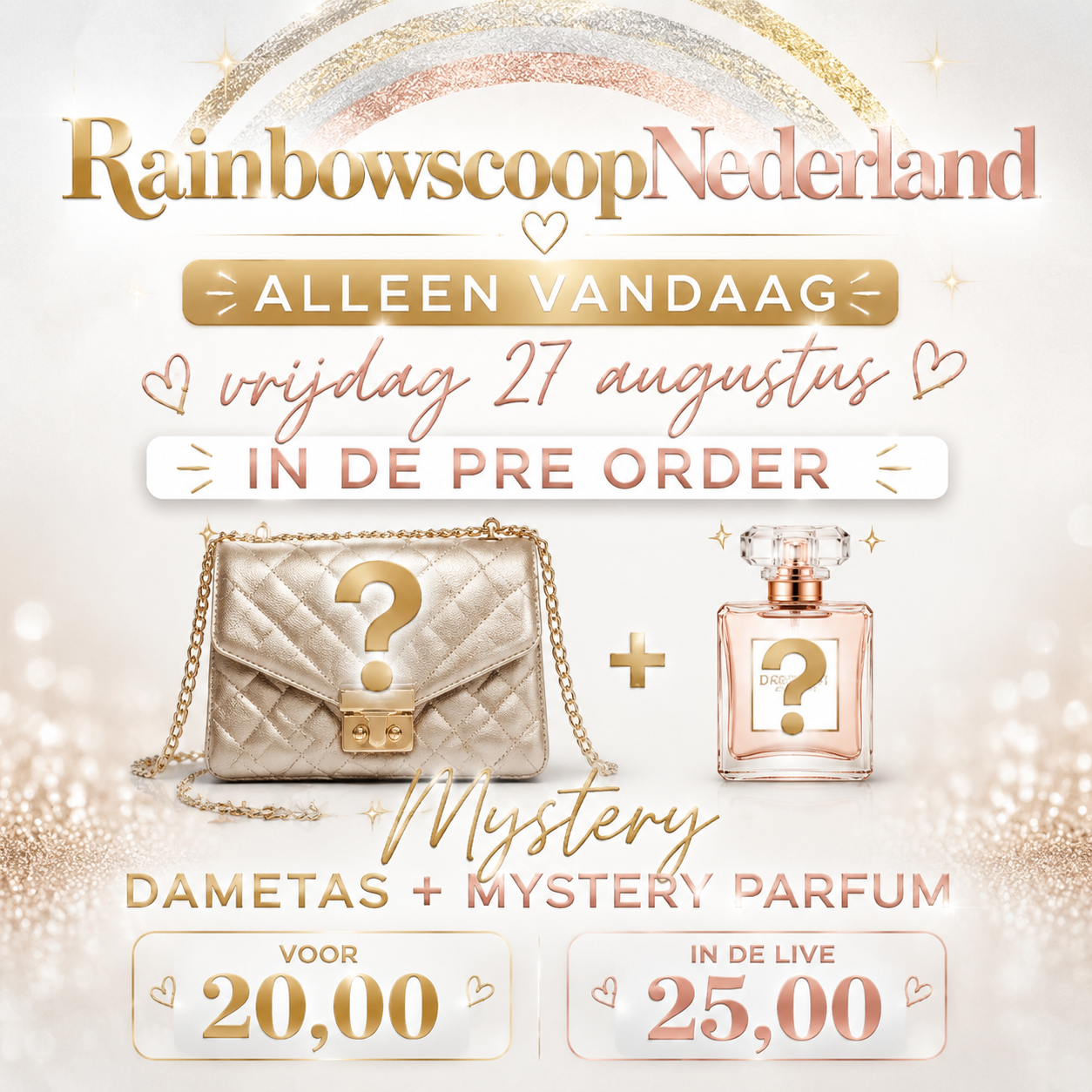 Mystery tas & mystery parfum