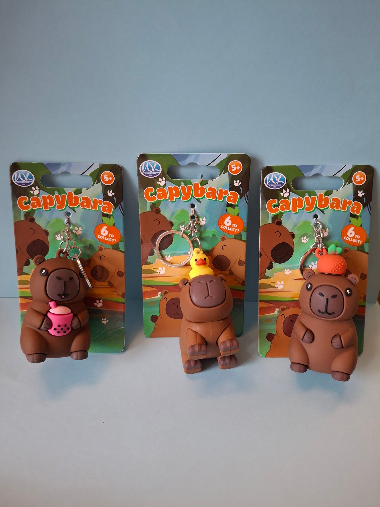 Capibara sleutelhanger