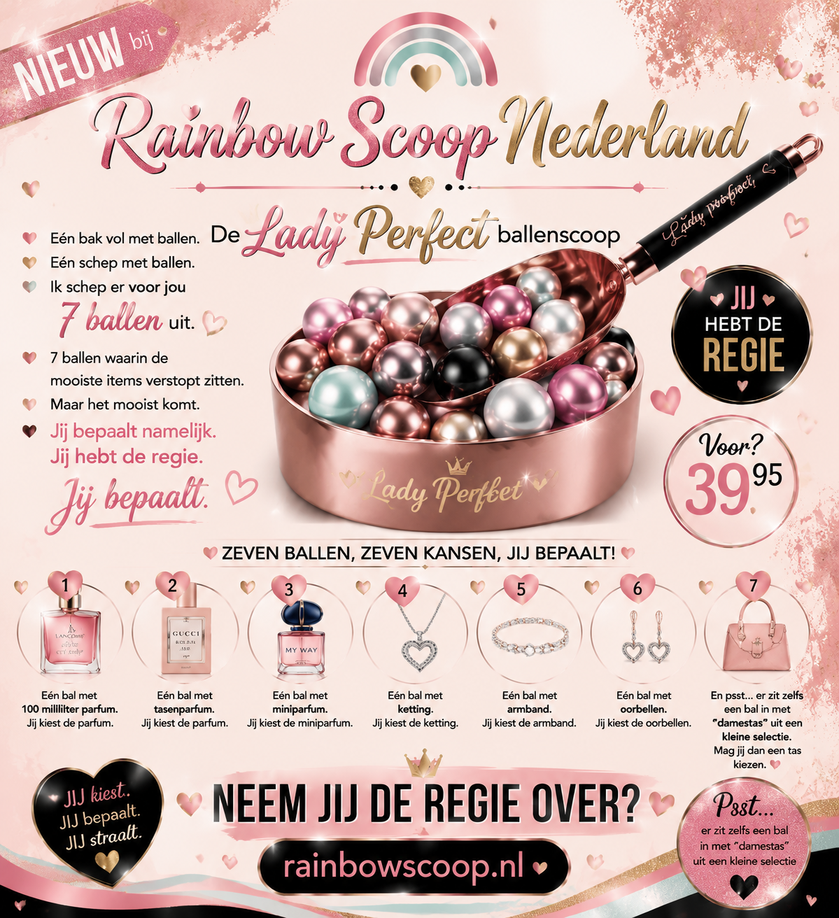 Lady perfect ballenscoop