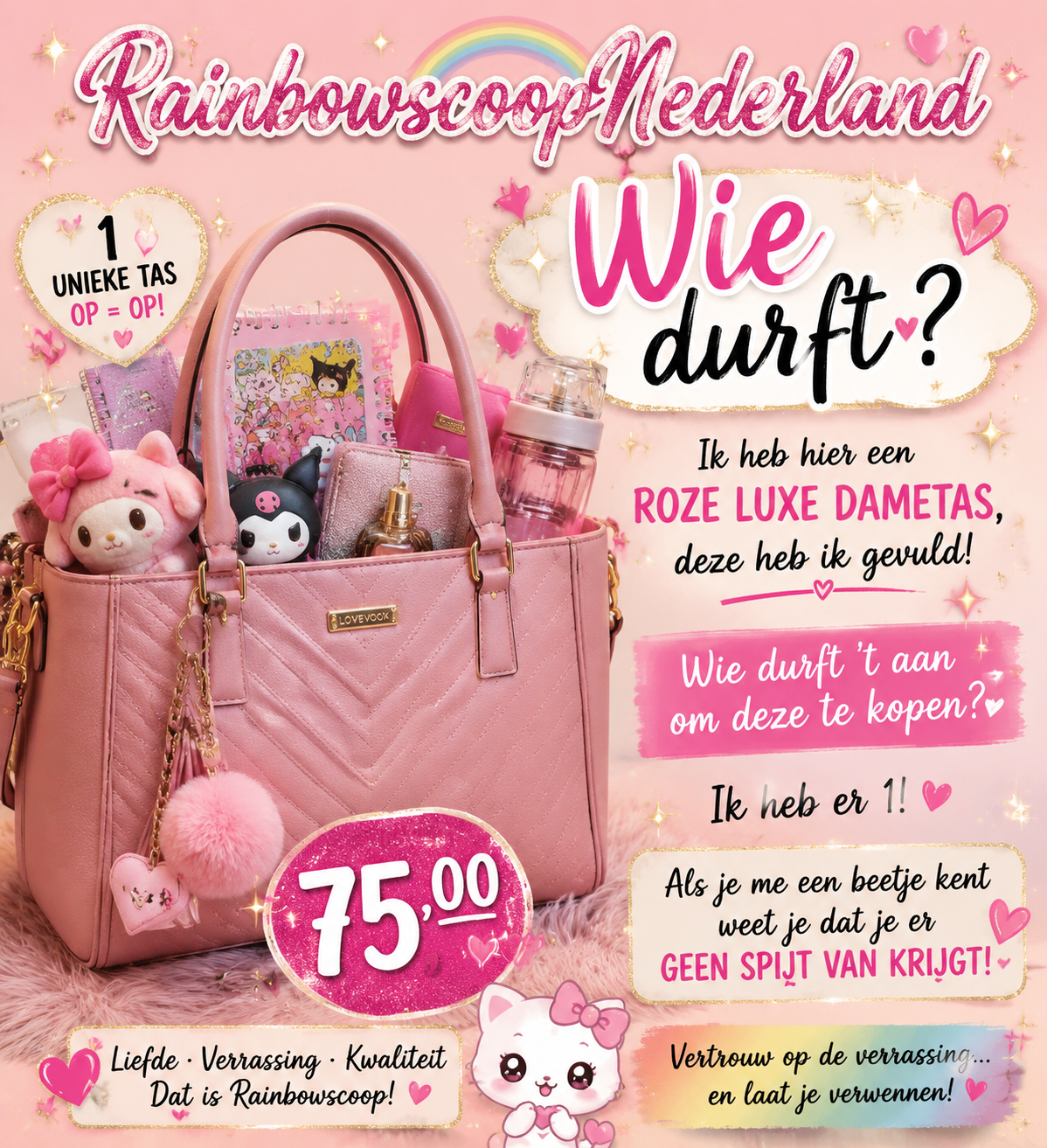 Gevulde luxe tas