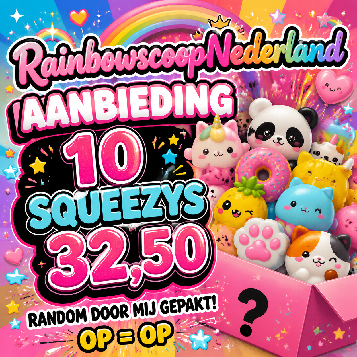 10 random squeezy