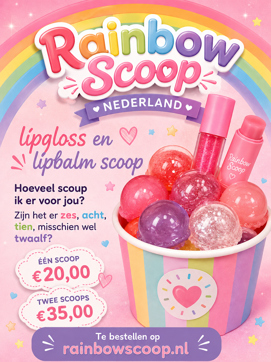 Lipgloss en balms 2 scoops