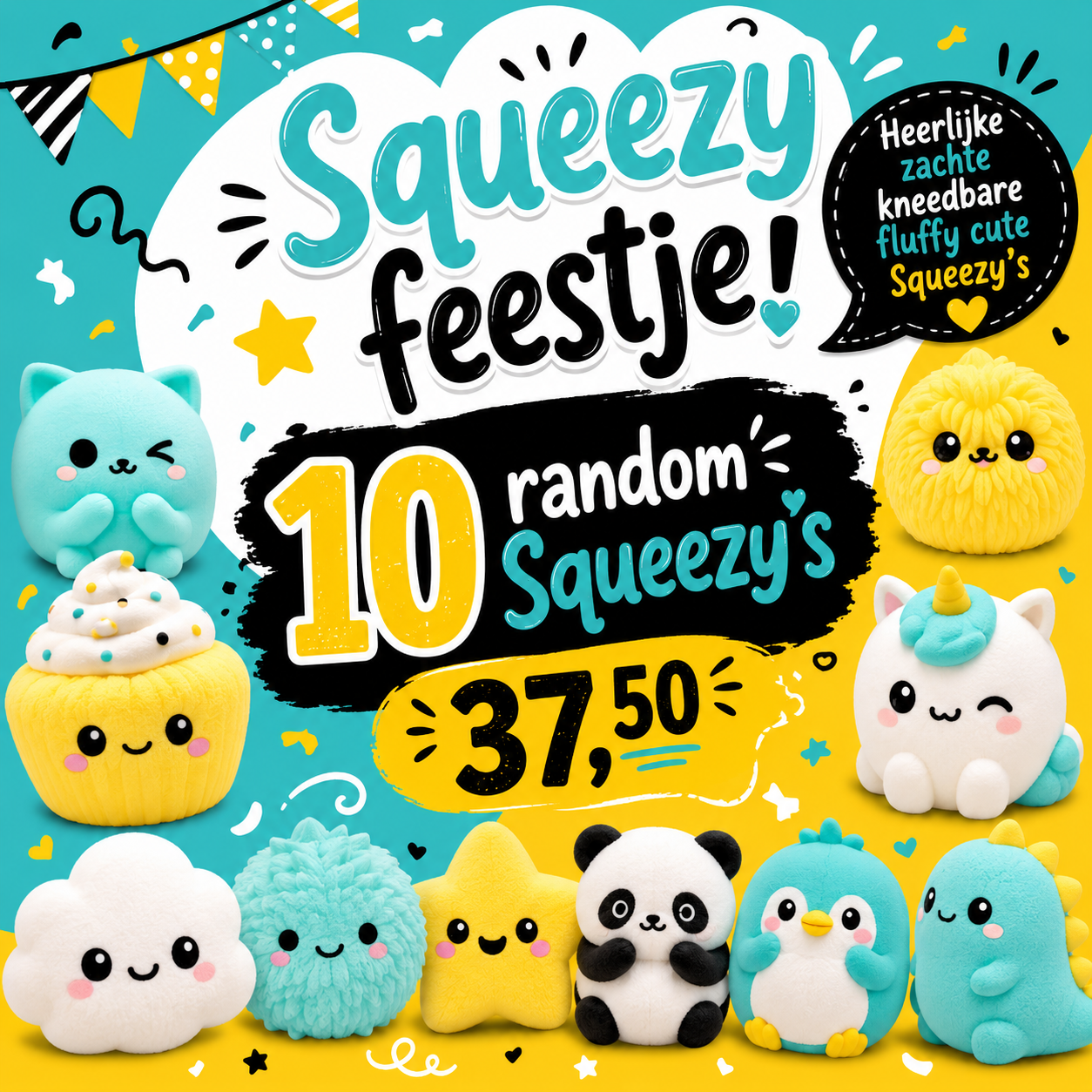 Squeezy feestje