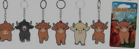 Schotse hooglander sleutelhanger