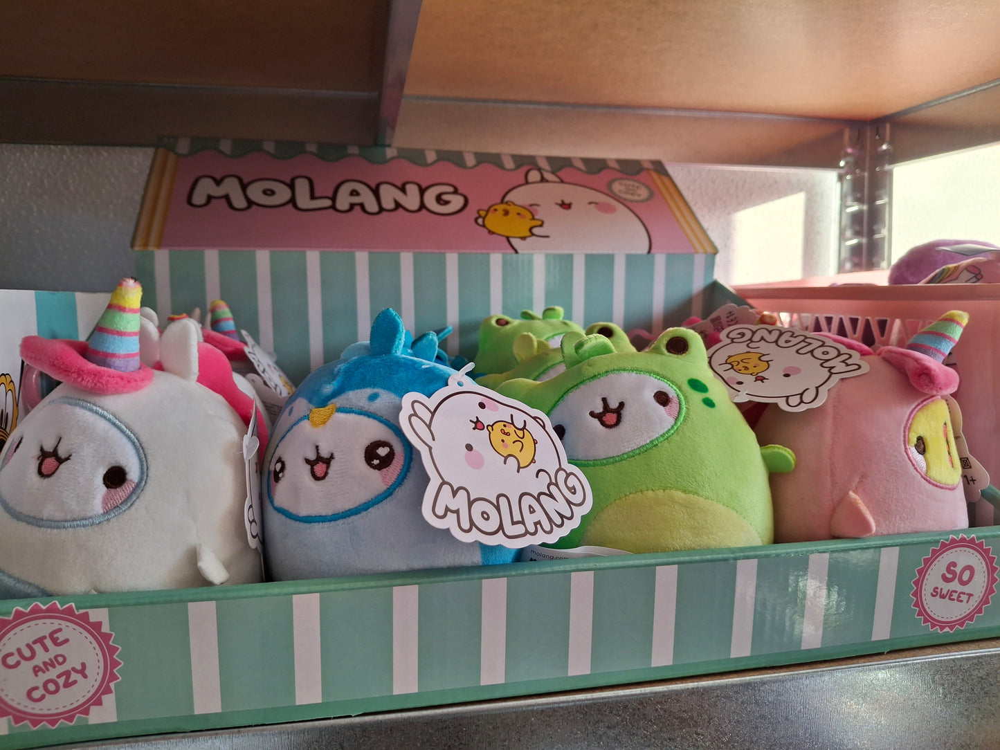 Molang pluche bagclip