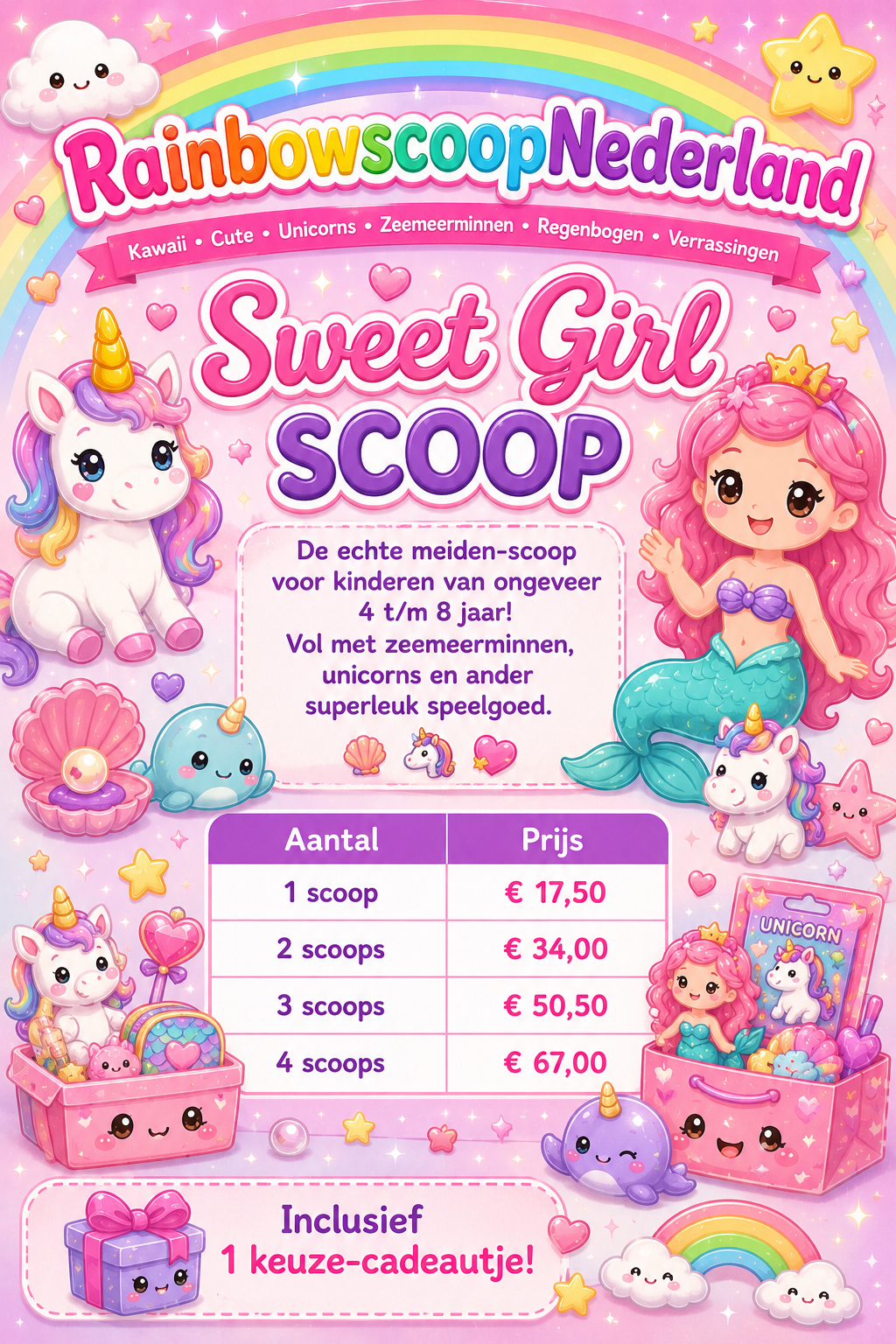 2 scoops Sweet girl