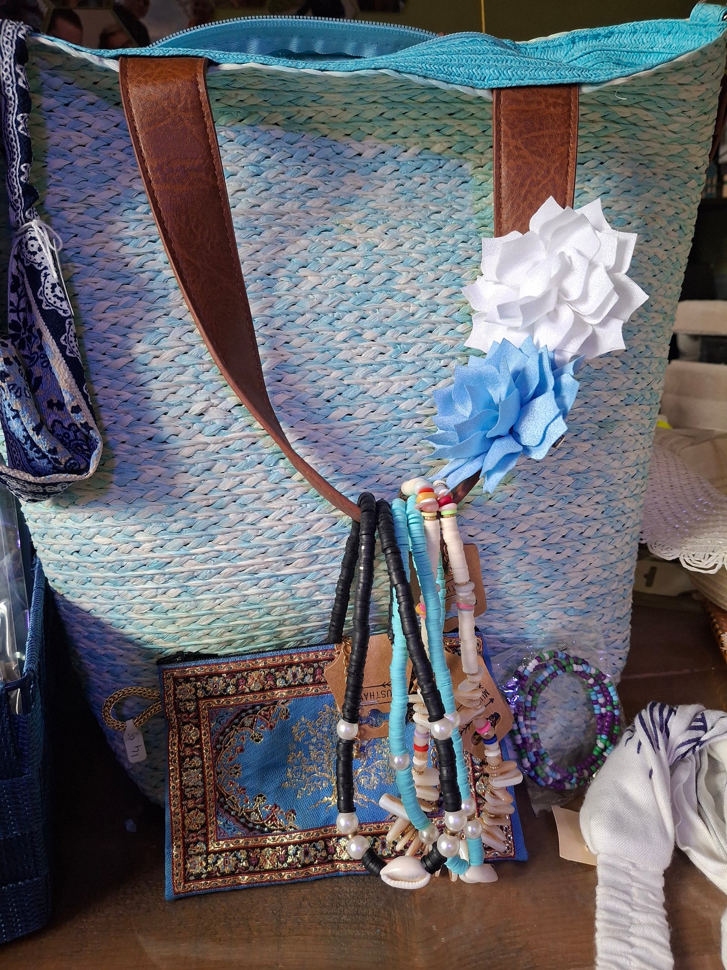 Ibiza stijl gevulde tas