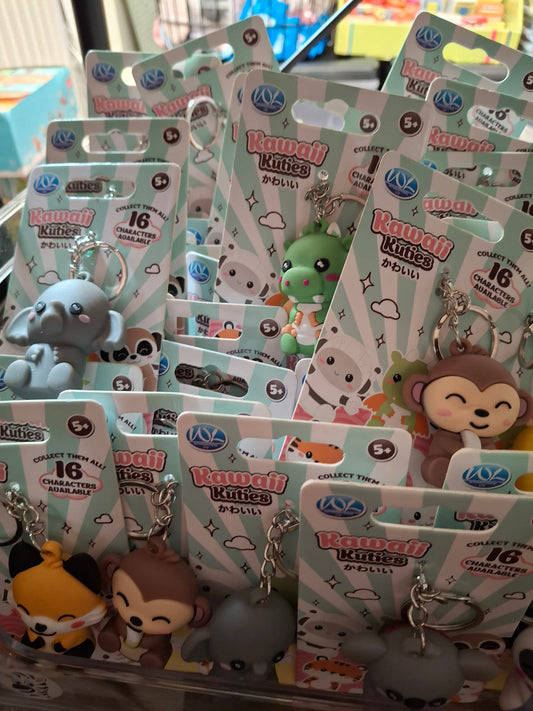 5 stuks, random gekozen cute sleutelhanger